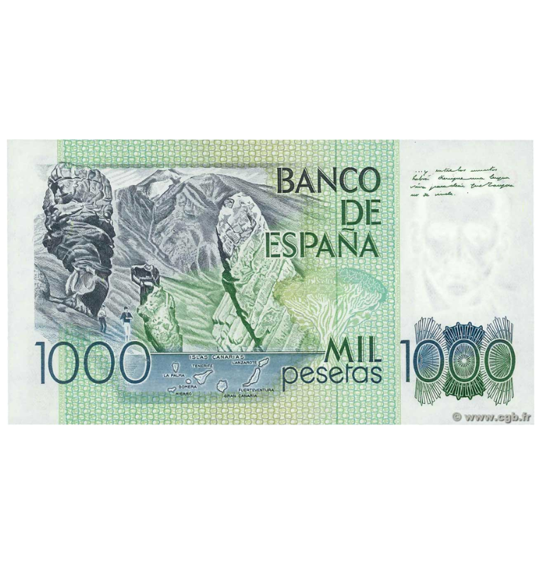 España 1.000 Pesetas 1979 Pick 158